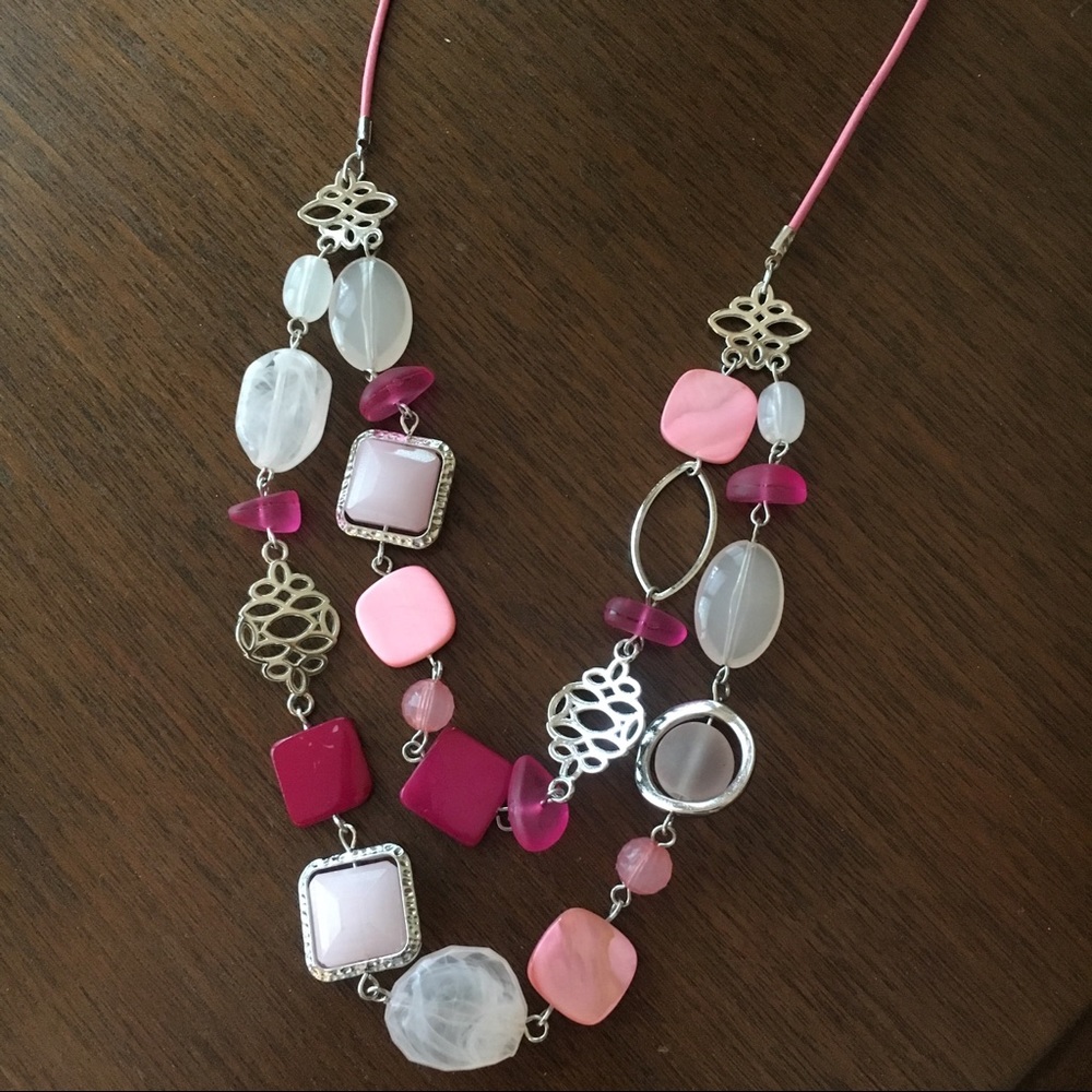 Pink layered necklace NWT from Christopher & Banks